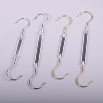 Clothing store stainless steel extended hanger S adhesive hook S hook hook hook hook acrylic crystal adhesive hook S hanger