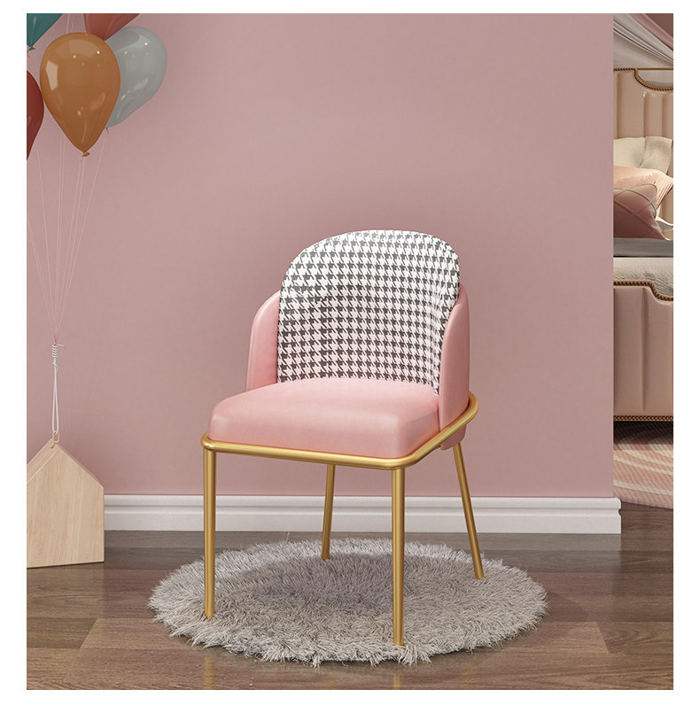 Nordic Ins Casual Home Dining Chair Light Lavish Beauty Net Red Book Table And Chairs Backrest Makeup Medecor Dresser Chair