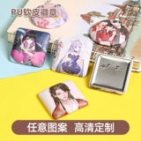 PU мягкий кожаный значок на заказ -изготовленная кожа.