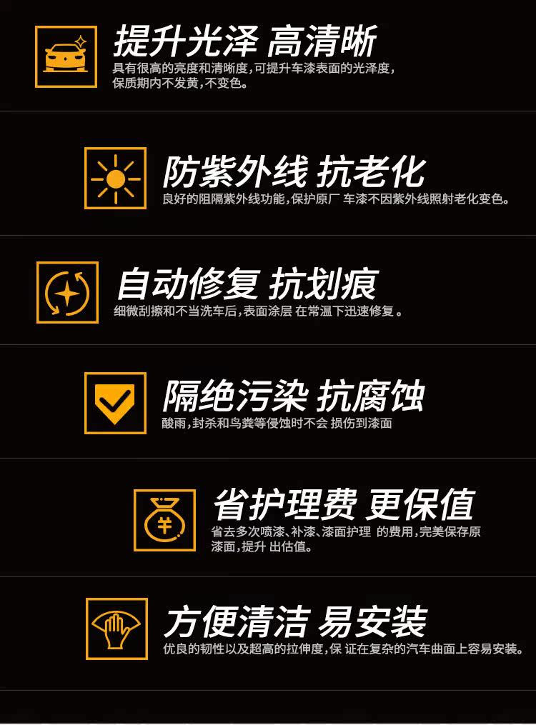 Защитная пленка для авто 【萝卜合作社】隐形车衣tpu全车漆面保护膜防剐透明 全国包施工 Radish cooperatives