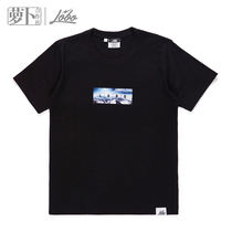 (Radish co-operative) LOBO series Chen Zhen couple cotton round neck personality T-shirt base shirt top