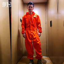 (Radish cooperative)Chen Zhen with the same mens handsome new tooling jumpsuit overalls