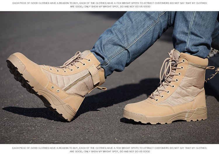 Bottes militaires pour homme - encapsulé - Ref 1398189 Image 18