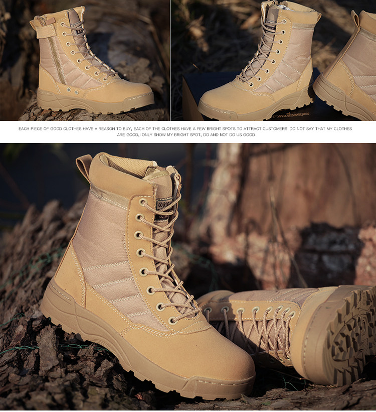 Bottes militaires pour homme - encapsulé - Ref 1398189 Image 17