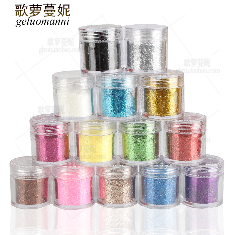 Face Eyeshadow, Sparkling Eye Makeup, Glitter Powder, Glitter Silver Fine Powder, Nail Loose Powder, Ultra-Fine Nail Art