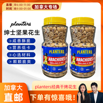 cici Canada classic dry roasted peanut snacks imported snacks 300g glass bottle crumbly