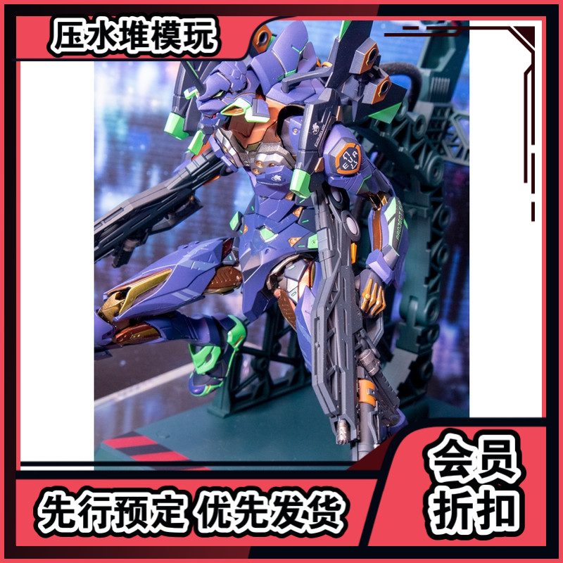 New Bandai MB first machine night battle color change version night battle EVA METAL BUILD Gospel Warrior