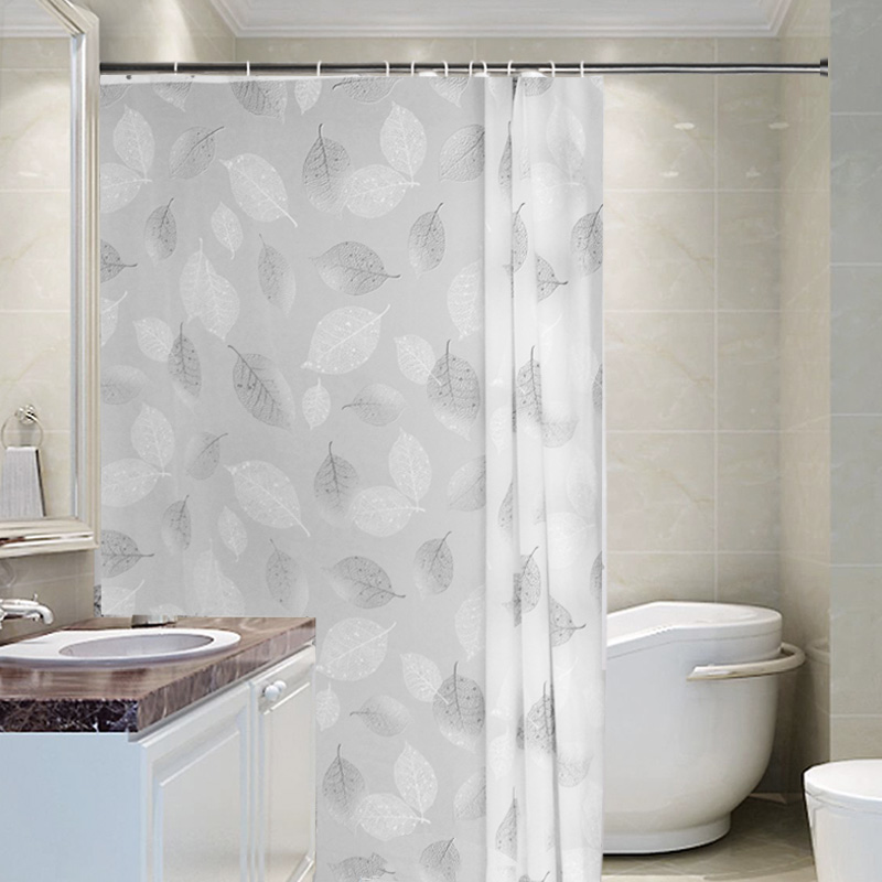 Namei waterproof shower curtain thickened mildew-proof bath partition curtain bathroom shower curtain curtain set