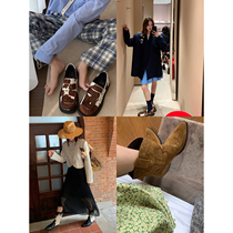 Ashigo vcruan DU no two cow loafers and cowboy boots