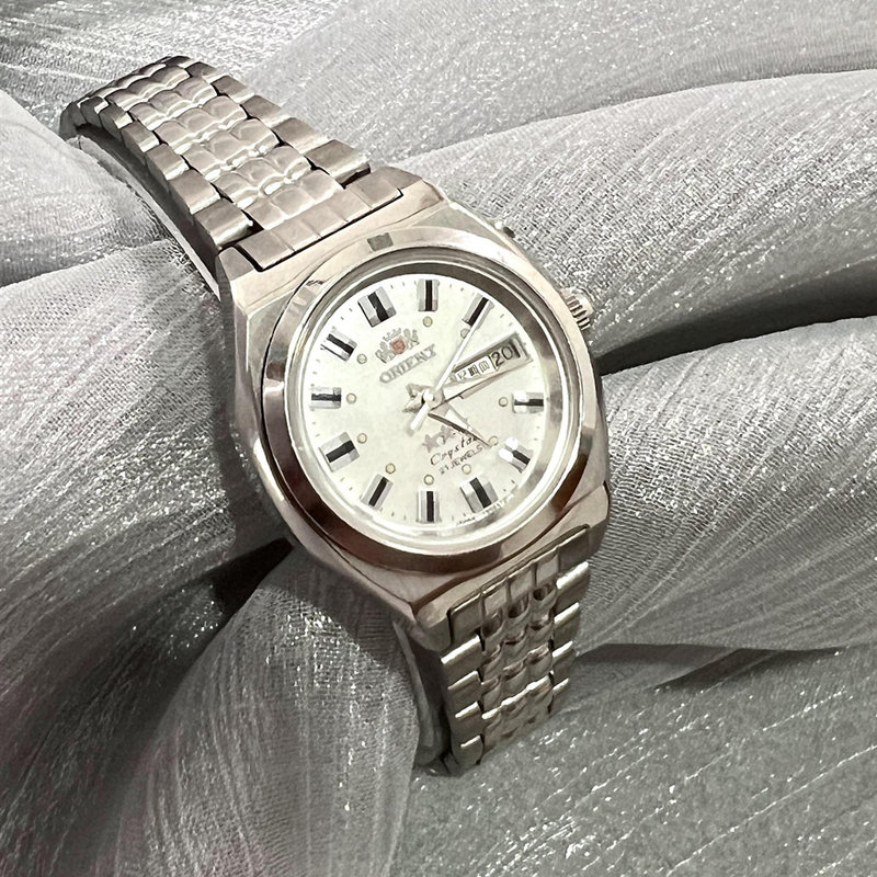 1990S Japanese Genuine Stock Original Double Lion Samsung Watch Automatic Mechanical Watch Luminous Retro Women's Watch 1990S Japanese Genuine Stock Original Double Lion Samsung Watch Automatic Mechanical Watch Luminous Retro Women's Watch