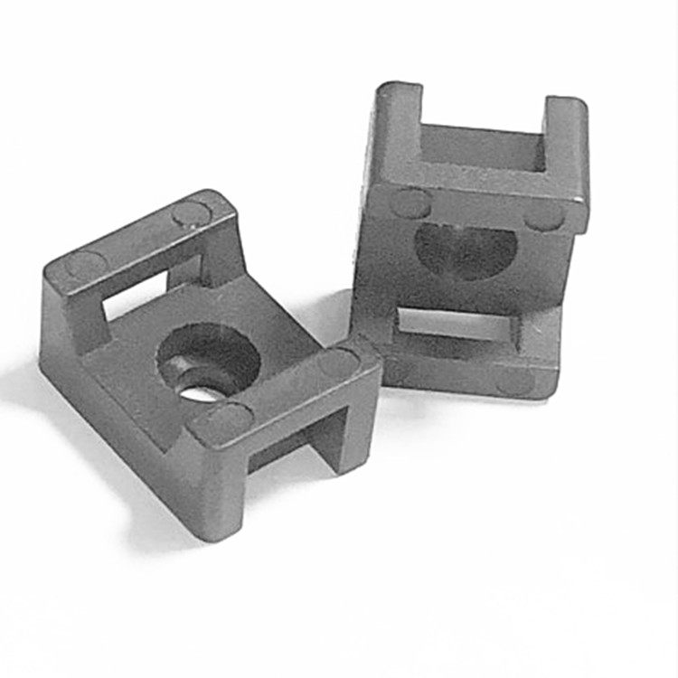 Tie - fixed seat saddle type plug - in wire fixed seat positioning piece black and white 500 packaging black and white