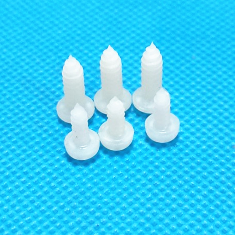 Transparent plastic self-tapping screws Phillips round head nylon self-tapping screws M3*8 M4*10 1000 packs