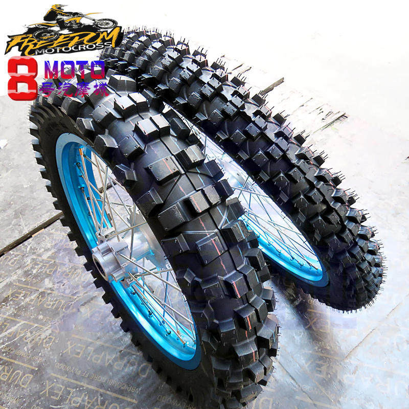 Off-road motorcycle tire Deep tooth big flower tire 110 100-18 inch 80 100-21 inch inner and outer tire Off-road tire