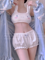 Yugui Dog · Salt No Wave Bedroom Super cute two-dimensional plush milky white two-piece private delivery