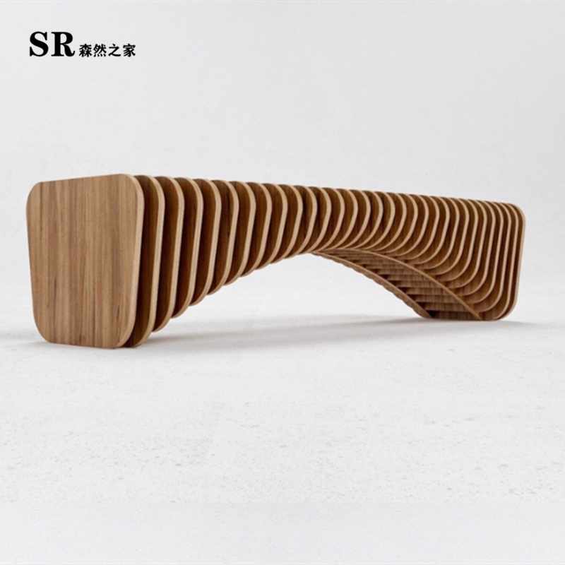 Nordic creative furniture log home changing shoe stool bench test shoe stool solid wood bench rest stool art bench
