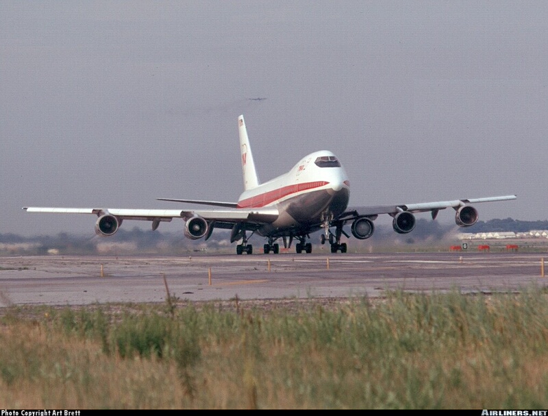 Pt Model 1:400 Twa Trans World Airlines B747-131 N93101 with Five Engines Special Edition