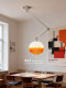 Bauhaus Swing Arm Lamp Restaurant Pendant Light Nordic Adjustable Ceiling Light Vintage Sunset Lamp Bedroom Balcony Study Lamp