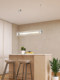 Bauhaus Restaurant Pendant Light, Minimalist Dining Table Bar Lamp, Glass Creative Island Table Linear Strip Light Fixture
