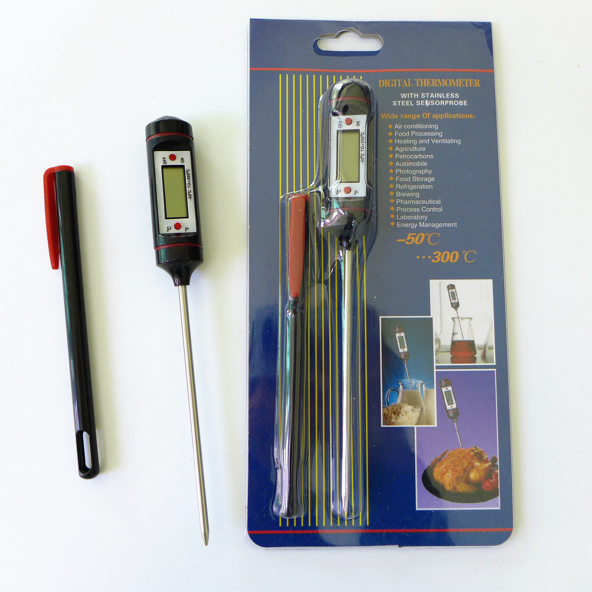 Baking thermometer electronic thermometer food thermometer needle thermometer -50 degrees to 300 degrees