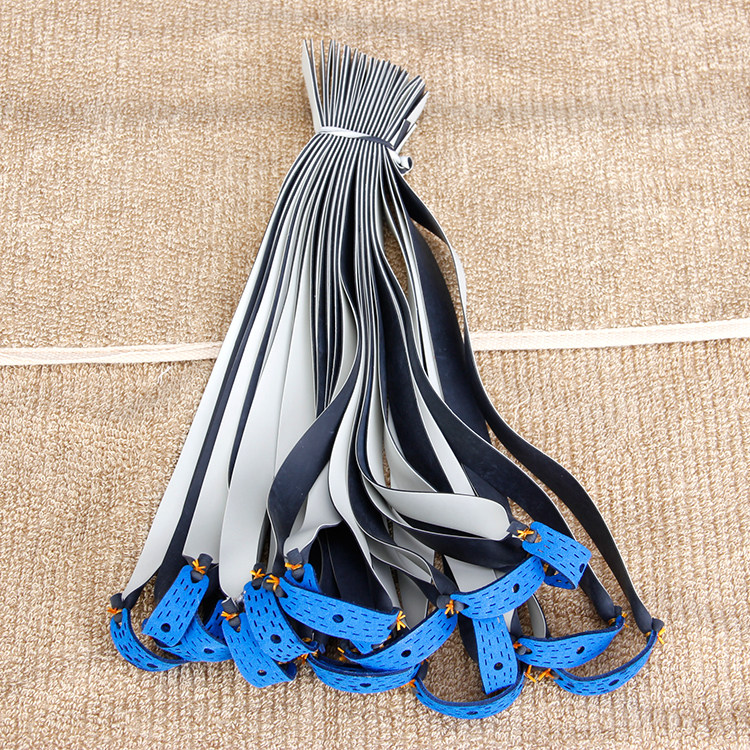 Slingshot flat rubber band Flat rubber band group Flat rubber band group Flying tiger fork Flat wide rubber band group flat thickened