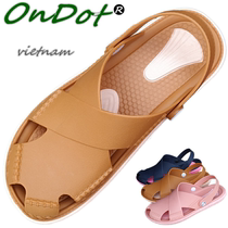 Vietnamese Latex Sandals Womens Soft Comfort Casual Beach Shoes Business Travel Vacation Without Smelly Feet Cold Tug