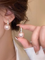 Outlet discount store clearance clearance 18K gold champagne pearl womens earrings outlet womens accessories
