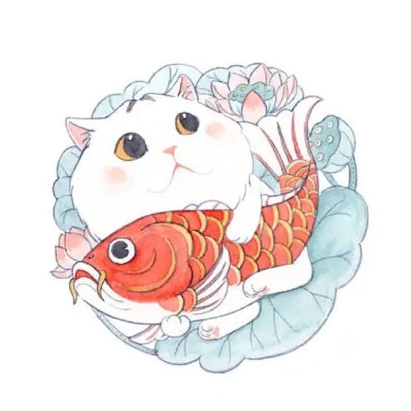 锦鲤海外宠物医院的LOGO