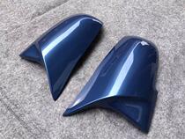 Suitable for BMW 3 Series 4 Series modified M3 rearview mirror shell horn rearview mirror estoran snow mountain White rearview mirror