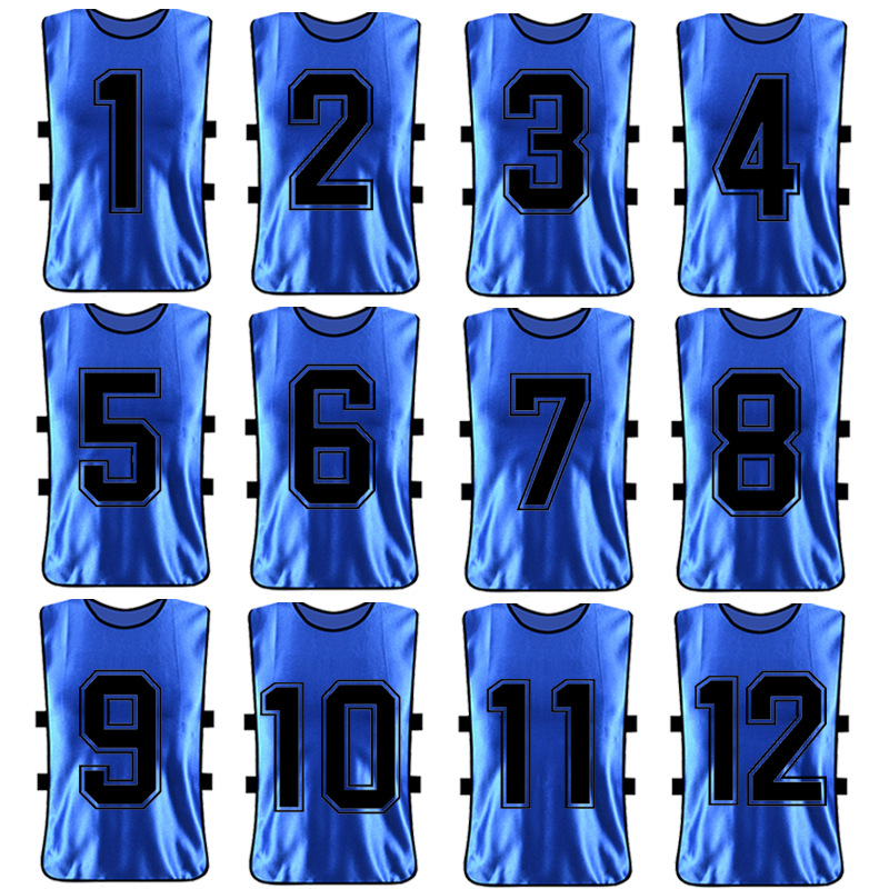 対決スーツ フットボール バスケットボール トレーニングベスト チーム開発 アクティビティベスト チームビルディング ナンバーベスト スクール ランニングユニフォーム