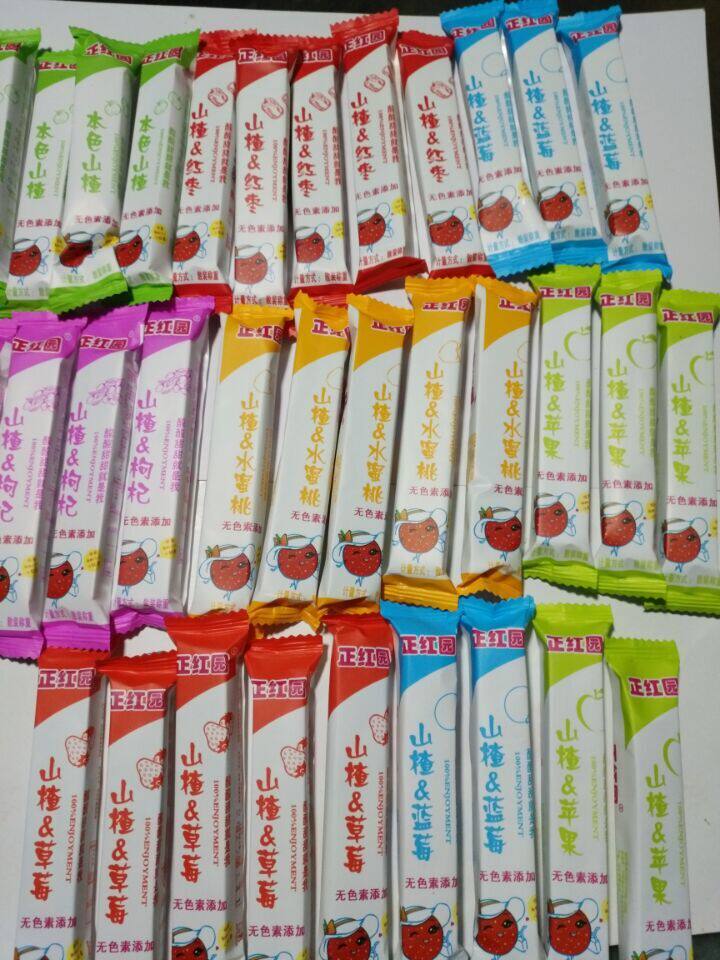 Hawthorn strip 5kg Blueberry Peach wolfberry Apple Hawthorn bar elderly children appetizing snacks