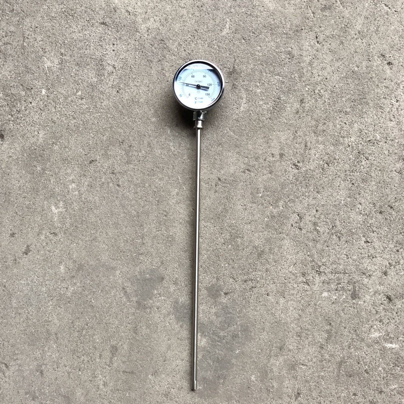 Double metal thermometer wss-411 0-150 degrees dial 100mm thermometric rod length 50cm 500mm-Taobao