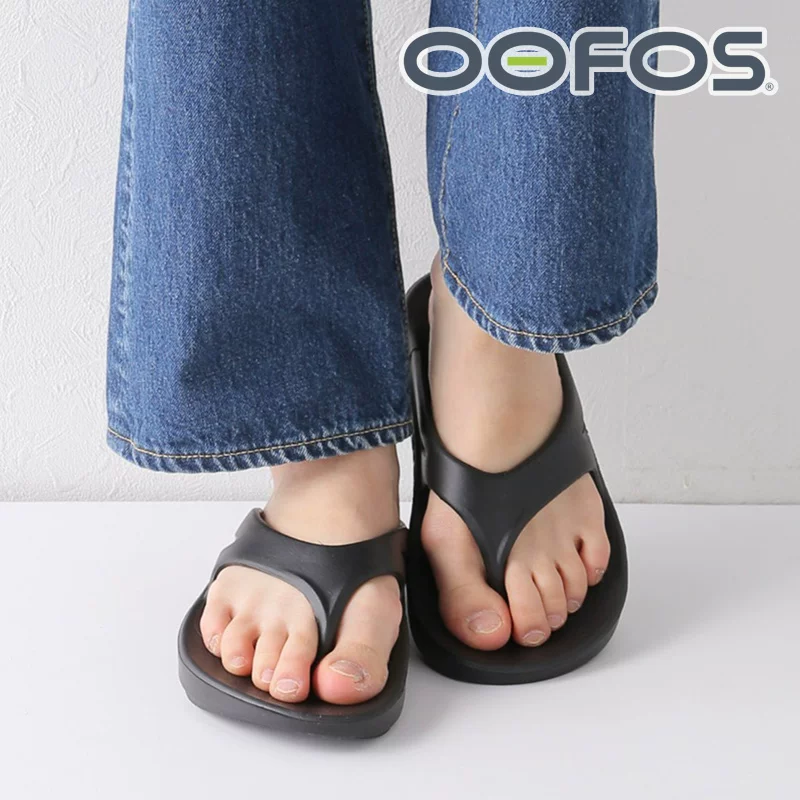 OOFOS сандалии для мужчин и женщин, спортивные матовые тапочки для отдыха