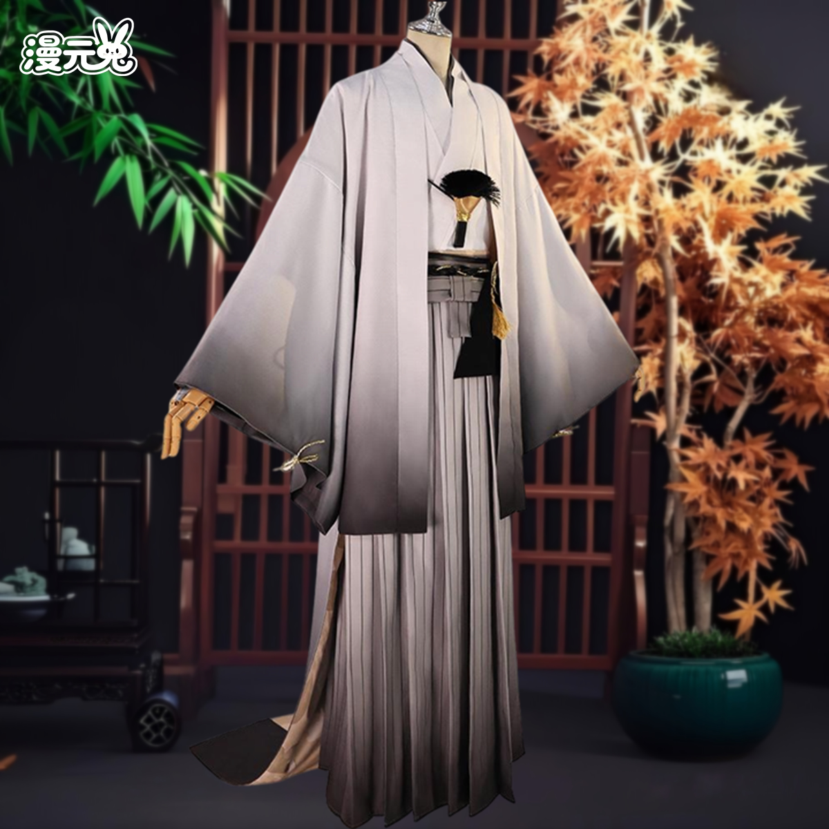 漫元兔寂静岭F同款cos 狐面男常喜寿幸全套cosplay动漫服套装古风