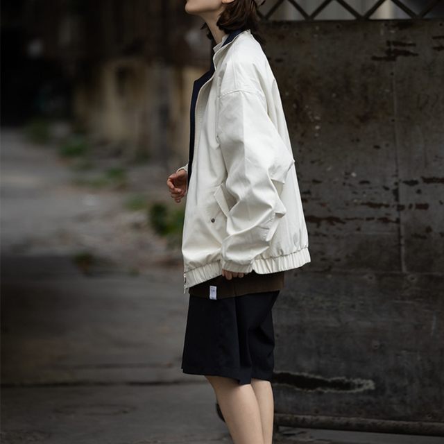 ເສື້ອ jacket retro ອາເມລິກາສໍາລັບຜູ້ຊາຍແລະແມ່ຍິງພາກຮຽນ spring 2023 ດູໃບໄມ້ລົ່ນໃຫມ່ຍີ່ປຸ່ນແບບ Chaoshan ເສື້ອ jackets workwear ກາງແຈ້ງສໍາລັບຜູ້ຊາຍ