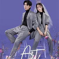 Группа мужчин и женщин (костюм+брюки+вуаль)