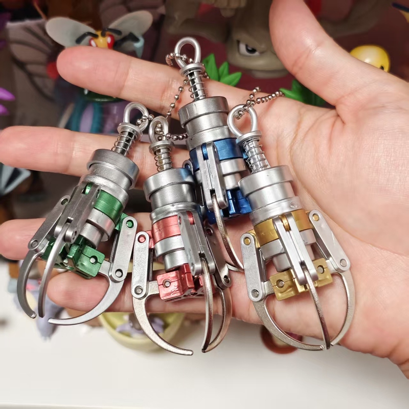 Movable Mechanical Claw Keychain Creative ins Bag Charms Mini Simulation Claw Machine Claw Movable Mechanical Claw Keychain Creative ins Bag Charms Mini Simulation Claw Machine Claw