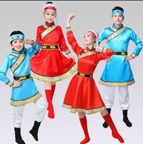 Xibe clothing Jino clothing Mosuo national performance clothing women