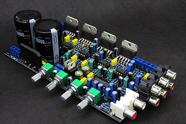 SIM TDA7265 5 1 amplifier board with stereo analog 5 1 bass home theater 6-channel