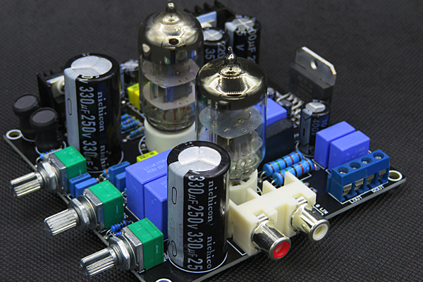 6N3 push TDA7379 gallstone mixed finished 12V DC boost car tube amplifier bile machine