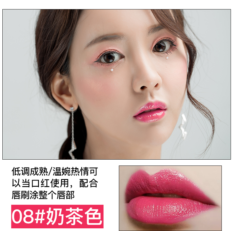Olympus tự động lót môi Hai đầu son môi không thấm nước và giữ ẩm bền chính hãng - Bút chì môi / môi lót bút kẻ môi