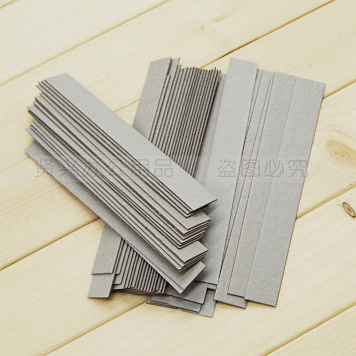 Voucher pad angle Accounting voucher pad foot rectangular gray board pad paper slip paper voucher binding gasket clip angle