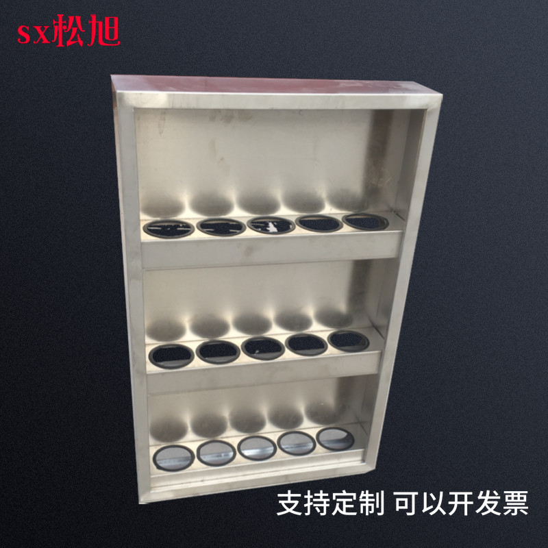 Wall-mounted enterprise employee cup holder stainless steel hotel cup placement box multi-layer multi-layer cup holder can be customized