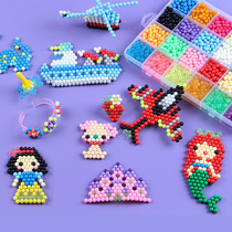 Magical water mist magic beads girl water soluble Crystal Princess Children puzzle fight bean handmade diy suit