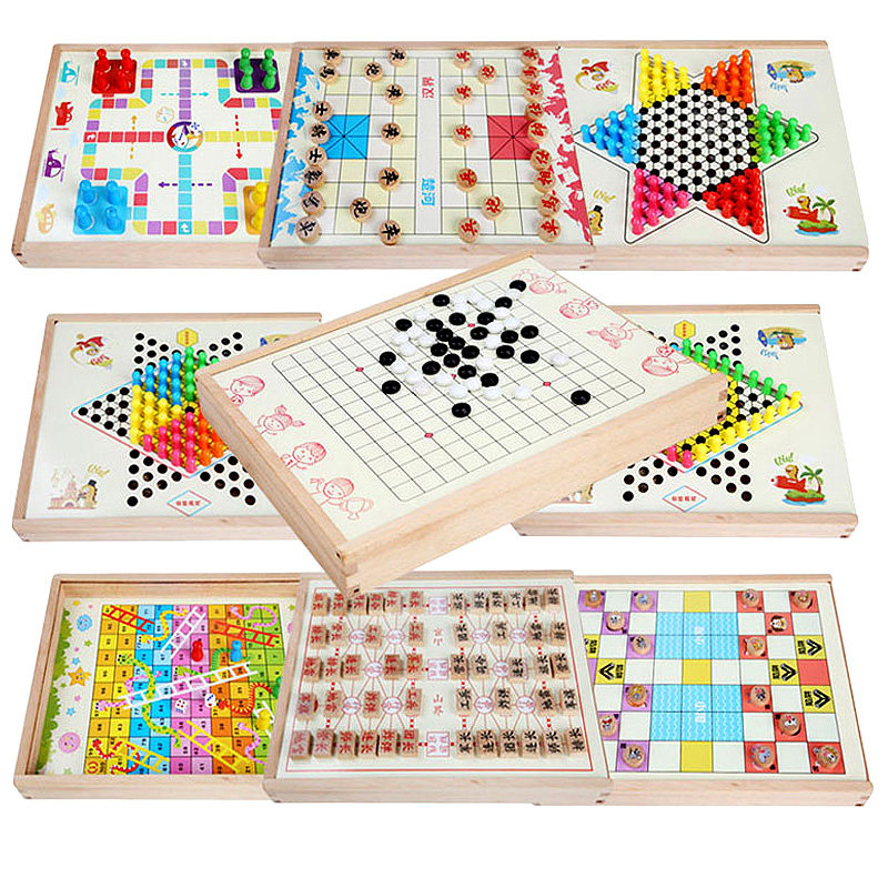 Pupils Flying Chess Children's Gobang Games Chess Educational Toys Military Chess Chess Beast Chess Snake Chess