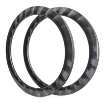 Carbon Fiber Rim 700C Highway Carbon Fiber Wheel Set Carbon Wheel Opening Pipe Tire Butterfly Textured Ultralight Carbon Wheel Group Customisation