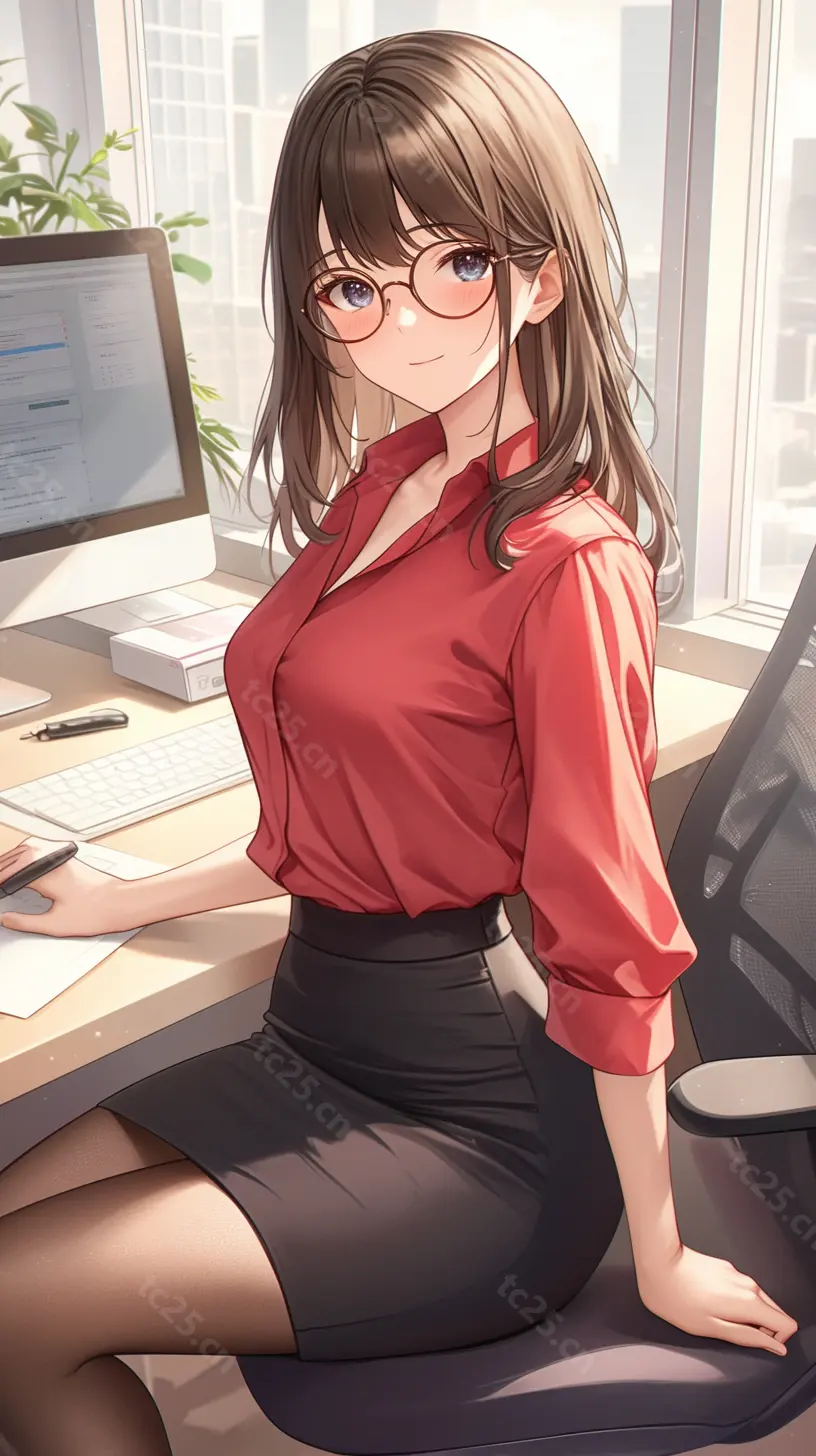 图片[13]-办公室女性肖像midjounney提示词、stable-diffusion-porm-天城私塾