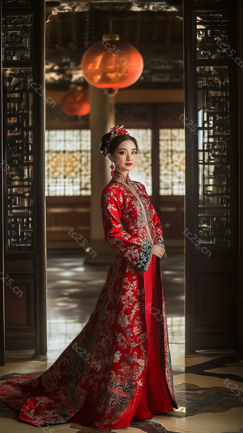 图片[10]-华丽汉服盛装midjounney提示词、stable-diffusion-porm-天城私塾