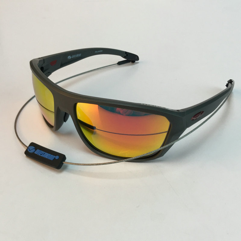 Luya outdoor fishing polarizer outdoor riding goggles non-slip rope men and women hiking desert anti-purple sunglasses