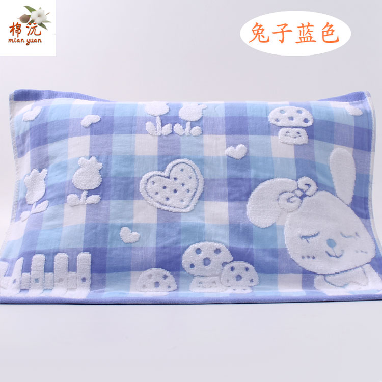 Miễn phí vận chuyển gạc dày gối cartoon gấu con bông của bao gồm một chú thỏ mềm thở - Khăn gối vỏ gối đẹp