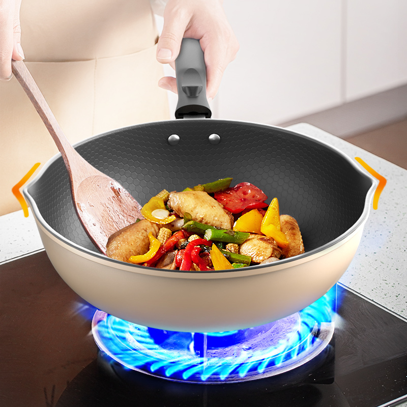 【德国技术】全屏蜂窝不粘锅多功能